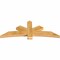 Ekena Millwork Alberta Rough Sawn Timber Gable Bracket, Western Red Cedar, 72"W x 27"H x 4"D x 6"F, 9/12 Pitch GBW072X27X0406ALB00RWR - alternate 5